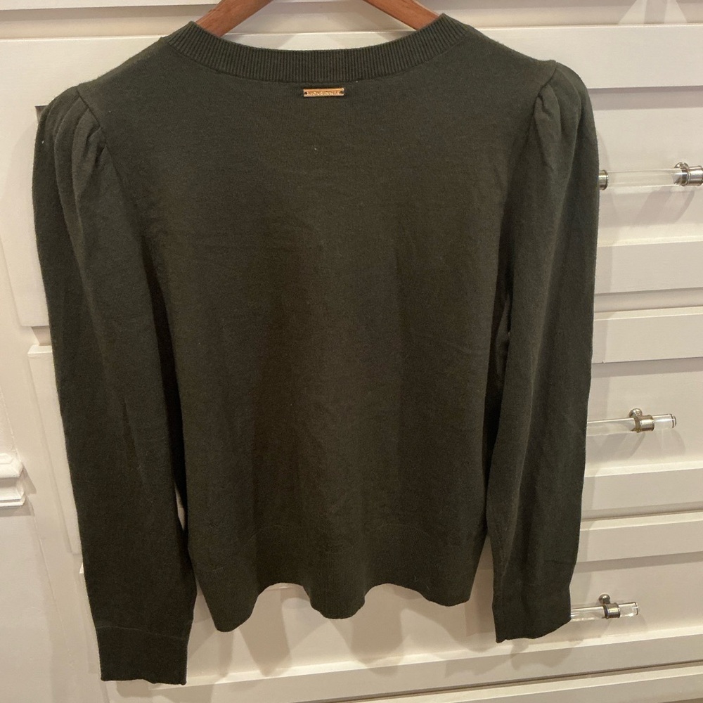 MICHAEL Michael Kors Olive Button-Accent soft sweater - Picture 5 of 8